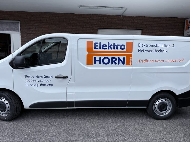 Elektro Horn – Seitenansicht