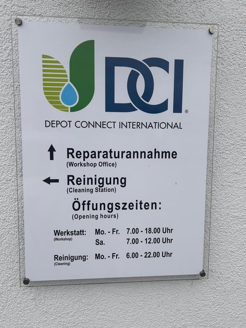 DCI Informationsschild